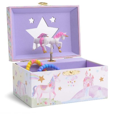 RR round RICH DESIGN Kids Musical Jewelry Box for Girls with Drawer and  Jewelry