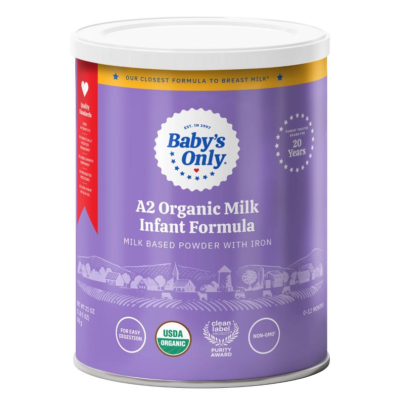 Baby&#39;s Only A2 Organic Infant Formula Powder - 21oz, 1 of 12