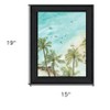 HomeRoots SURFING FROM AFAR Black Framed Print Wall Art - 3 of 4