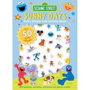 Sesame Street: Sunny Days Puffy Sticker and Activity Book (a Sesame Street Elmo and Friends Sticker Coloring and Activity Book for Kids) - 1 of 1