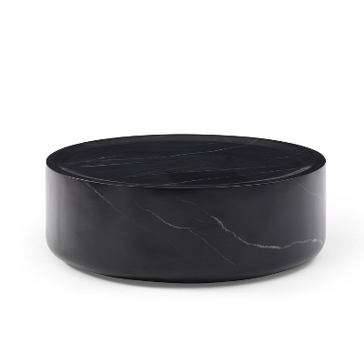 NicBex Modern 31.49" Round Coffee Table with Fiberglass Frame for Living Room and Office