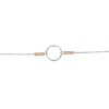Guili Sterling Silver Two-Tone Adjustable Halo Bracelet Perfect for Enhancing Style and Everyday Wear, While Adding Elegance to Any Outfit - 2 of 3