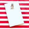 Preppy Retriever 5" x 8" Winter Notepad by Ramus & Co (50 Heavyweight Tear-Off Sheets) - 2 of 3