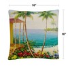 Rio 16 X 16 Decorative Throw Pillow by Trademark Fine Art - 4 of 4