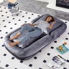 Folding Sofa Chair with 5 Adjustable Positions,Flannelette Floor Lounge Chair for Gaming and Meditation-Cuddlewood - 2 of 4