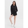 Spruce Fashion Cropped French Terry Pullover Hoodie - 4 of 4