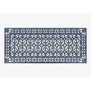 A1HC Large Outdoor Floor Door Mat, 24"X57", Natural Rubber Grill Drainable Design & Anti Fatigue Doormat - 1 of 4