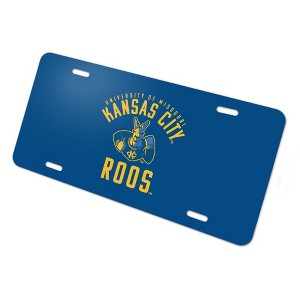 University of Missouri  Kansas City Kangaroos Logo Novelty Metal Vanity Tag License Plate - 1 of 4