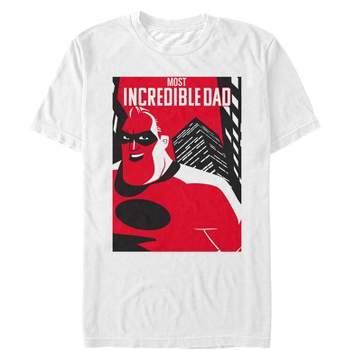 Men's The Incredibles 2 Most Incredible Dad Skyscraper T-Shirt