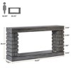 Resenkos Entryway Table, Console Sofa Table,70.8" Console Table, Wood Rectangular Sofa Table, - 2 of 4