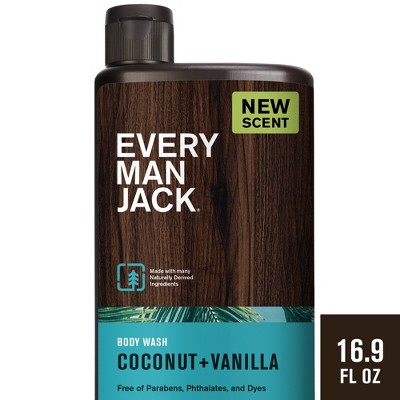 Every Man Jack Body Wash - Coconut + Vanilla - 16.9 fl oz