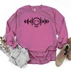 Simply Sage Market S.W.Smiley Headphones Music Garment Dyed Long Sleeve - 3 of 4