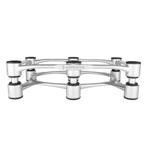 IsoAcoustics Aperta 300 Speaker Isolation Stand - Each (Silver) - 1 of 4