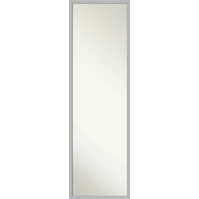 15" x 49" Hera Framed Full Length On the Door Mirror Chrome - Amanti Art