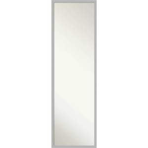 15" x 49" Hera Framed Full Length On the Door Mirror Chrome - Amanti Art: Polystyrene Frame, No Assembly Required - 1 of 4