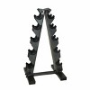 A-Frame Dumbbell Rack, Black (Store 5 Pairs) - 3 of 3