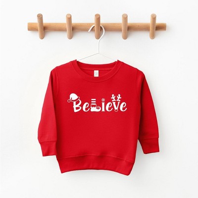 The Juniper Shop Believe Christmas Youth Ultra-Soft Graphic Sweatshirt