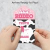 Big Dot of Happiness Last Rodeo - Pink Cowgirl Bachelorette Party Game Pickle Cards - Truth, Dare, Share Pull Tabs - Set of 12 - 2 of 4