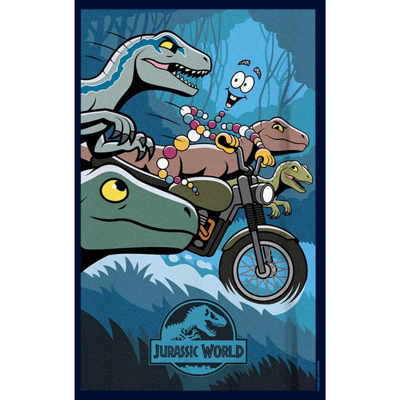 Boy's Jurassic World Mr. DNA Animated Poster T-Shirt, 2 of 5