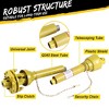 1-3/8" PTO Drive Shaft with Slip Clutch, 31.5"-41" 6-Spline PTO Friction Clutch, Hardened Steel Tractor Slip Clutch for Brush Hog, Finish Mower - 3 of 4