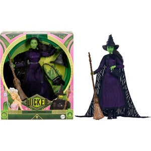 Universal Pictures’ Wicked Deluxe Elphaba 11" Fashion Doll and Accessories with Braided Hair & Posability - 1 of 4
