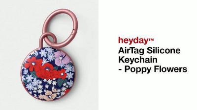 51 タッセルキーホルダー＊クッションtagネイティブ✨ハンドメイド✨ AirTag Silicone Keychain - heyday™ Poppy Flowers : Target