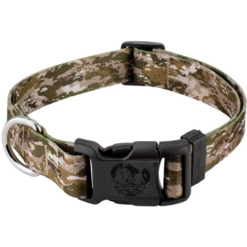 Country Brook Petz Deluxe Desert Viper Camo Dog Collar - Made in U.S.A.  (5/8 Inch, Small)