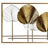 Gold Leaflets 3D Metal Wall Sculpture Gold - StyleCraft - 2 of 3