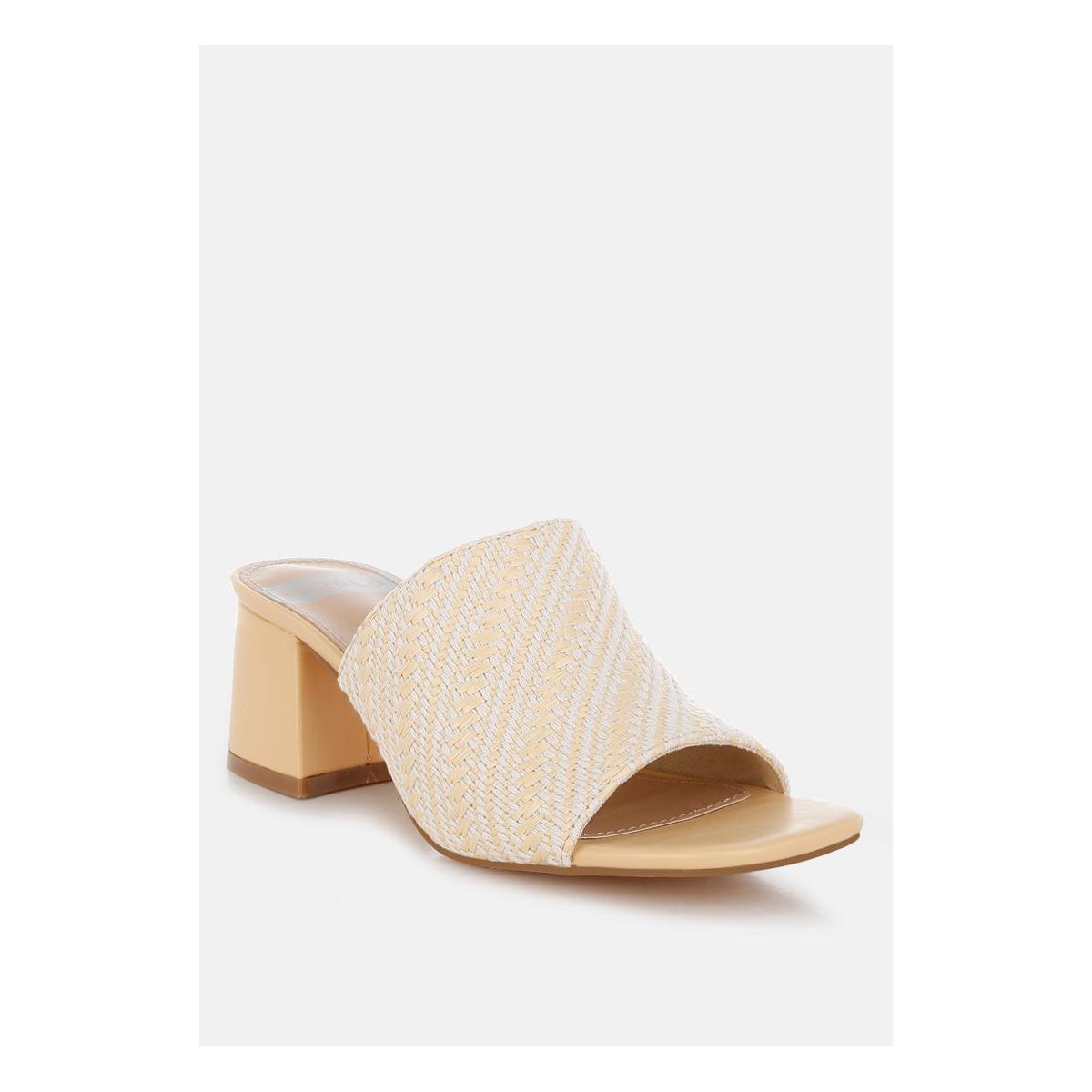 Женские сандалии Rag & Co Womens Morgana Woven Raffia Slip Ons Sandals 7 — фото 2