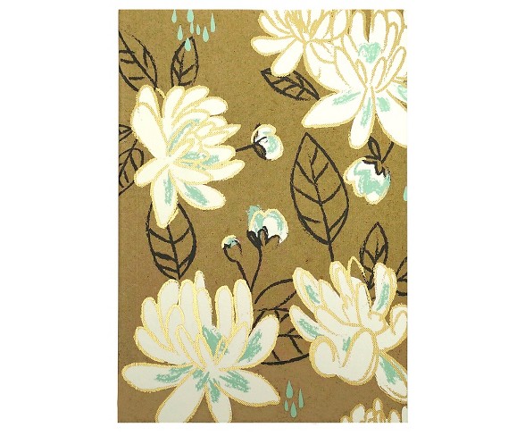Green Inspired&#153; Journal, Softcover, College Ruled, 160 sheets, 5.5" x 8" - Floral