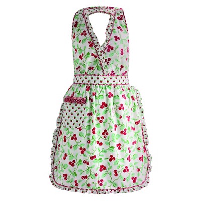 Cheri Cherry Vintage Apron - Design Imports