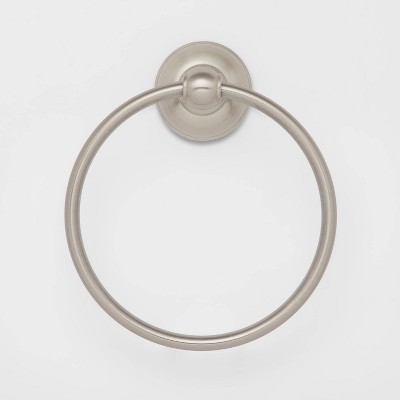 Classic Towel Ring Brushed Nickel - Threshold™ : Target