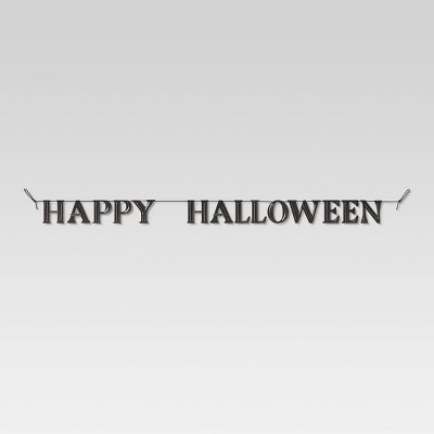 72" Happy Halloween Metal Garland - Threshold™