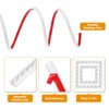 Unique Bargains Self-Adhesive PVC Mirror Wall Molding and Trim Tape - 3 of 4