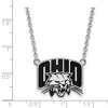 Black Bow Jewelry Sterling Silver Ohio Bobcats NCAA Necklace 18 Inch - image 2 of 4