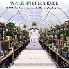 AMERLIFE 36x9.7x7 FT Large Walk-in Tunnel Greenhouses for Outdoors, 2 Zipper Doors - 3 of 4