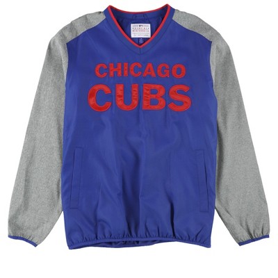 G-III Sports Mens Chicago Cubs Side Zip Sweatshirt