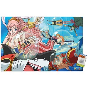 Trends International One Piece: Fishman Island - Underwater Group Unframed Wall Poster Prints - 1 of 4