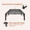 TWIN Size Bed Frame 6 Inch, Metal Platform, Durable Iron Slat Support, Support Up to 800 Lbs, Storage Space Under Bed, No Box Spring Needed - 3 of 4