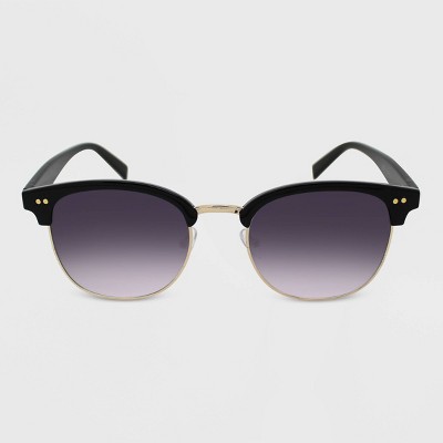 Women's Rectangle Sunglasses - Wild Fable™ Black : Target
