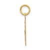 Black Bow Jewelry 14k Yellow Gold, Athletic Collection, Small Polished Number 48 Pendant - 2 of 4