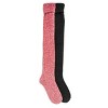 MUK LUKS Women's 2 Pair Pack Marl Over the Knee Socks - 2 of 3