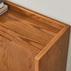 BEAFUP Walnut-color Sideboard, Buffet Cabinet with Storage, Rustic Storage Cabinet for Entryway, Hallway, Living Room, Dining Room, 33.9"×15"×31.5" - 4 of 4