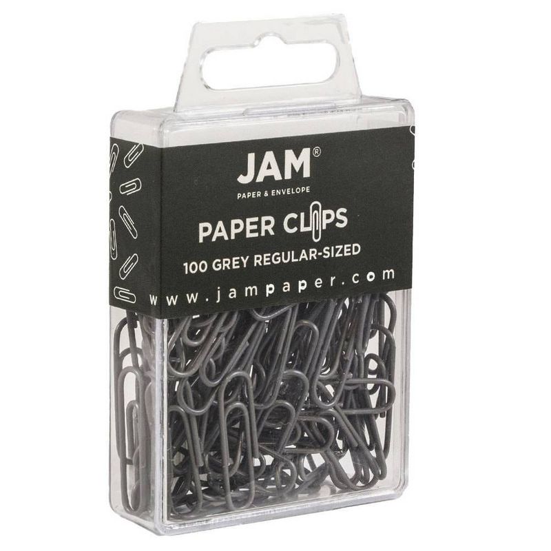 JAM Paper 1" 100pk Colored Standard Paper Clips, 3 of 6
