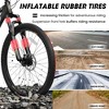 RISOKEYS 26-Inch Mountain Bike for Adults,21 Speed with High-Carbon Steel Frame Bike, Dual Disc Brake MTB Bicycle, Full Suspension Mountain Bike - 3 of 4