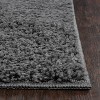 Traditional Solid Gray Shag Indoor Area Rug, 5' x 7' ft - 3 of 4