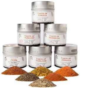 Cuisines of the World Gourmet Seasonings Collection - 6 Tins - 1 of 4