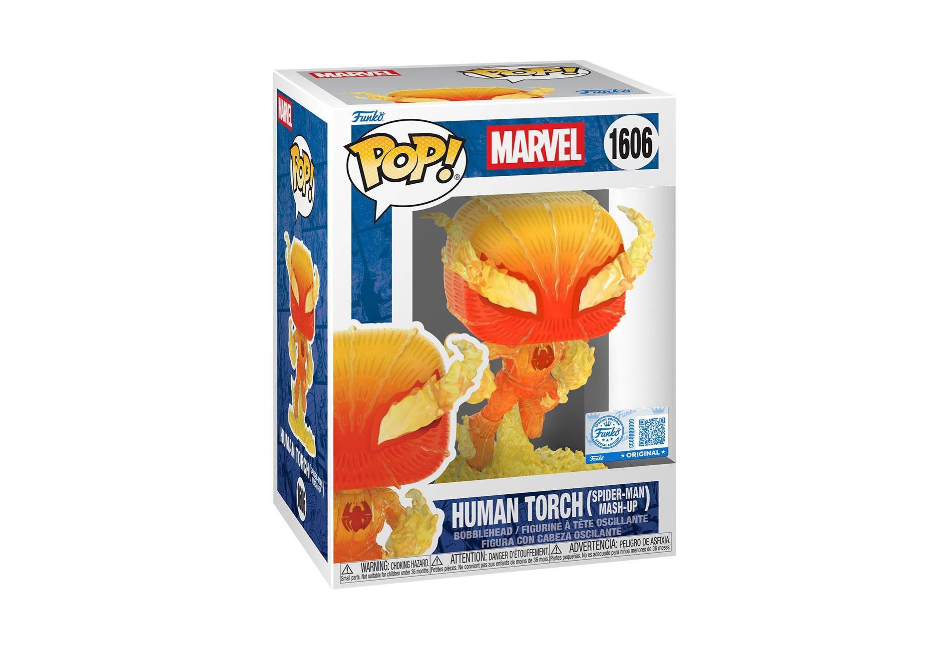 Funko POP! Target Exclusive Marvel Human Torch (Spider-Man Mash-Up)  Bobblehead #1606