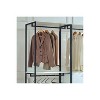HomeStock Fiona White Freestanding Walk in Wood Closet System with Metal Frame - 3 of 4