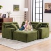 104.7'' Chenille L-Shaped Modular Sectional Sofa with High-Density Sponge, No-Assembly Couch - 3 of 4